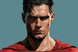 comic book illustration, marvel comic superhero