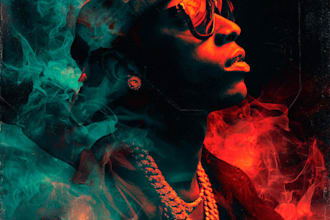 do premium hip hop album cover design