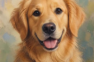 paint a portrait for your pet, any animal