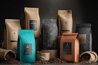 create food packaging, pouch design, mylar bag, chips