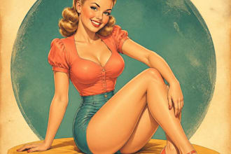 pin up girl and pin up girl