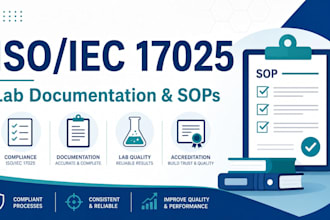 write iso 17025 lab documentation and sops