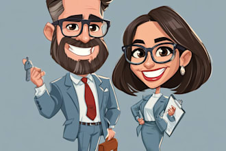 turn your photo into a fun cartoon caricature
