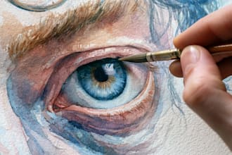 paint watercolor illustration and watercolor art