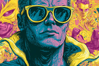 create epic superhero graphic novel art