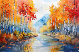 paint watercolor illustration and watercolor art