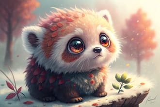 draw any animal or furry character in chibi style