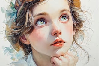 transform your photo into a beautiful watercolor masterpiece