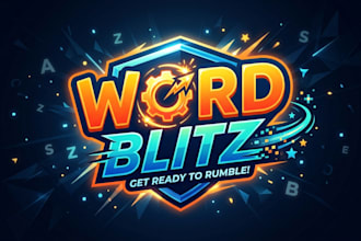 design custom typography game logo