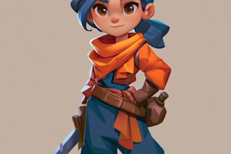 draw 2d game character or 2d game character