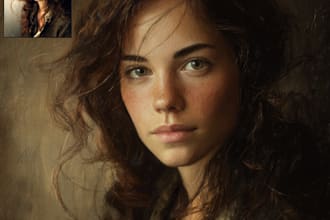 create a cinematic realistic portrait with stunning details
