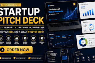 create seed funding pitch deck startup investor presentation for google slides