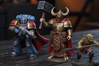 paint your warhammer 40k, sigmar and dnd miniatures