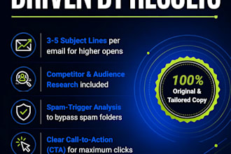 write high converting sales emails and newsletter copy