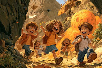 illustrate children story book illustration and children