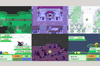 create pokémon style pixel art tilemaps, tilesets, maps, and game assets