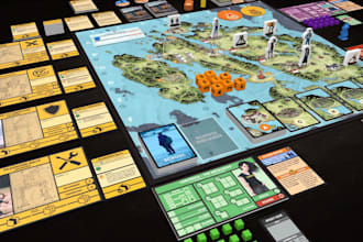 design and develop game board, digital board game, strategy, tabletop game game