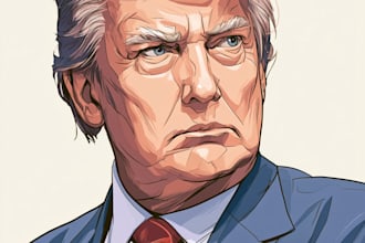 draw a political themed cartoon for you