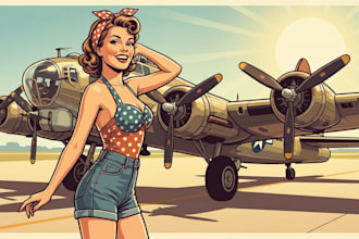 do a pin up girl and pin up girl