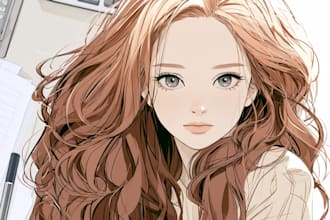 draw anime,fanart portrait illustration