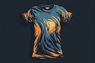 draw t shirt vector illustration