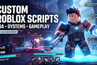 do roblox scripting, bug fixing, lua scripting, admin systems, UI scripting