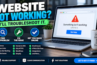 troubleshoot and fix your website technical issues