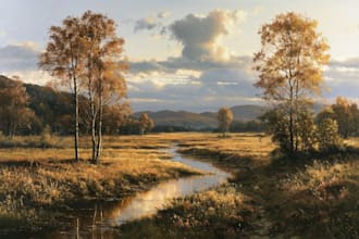 landscape oil painting art