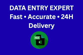 do accurate data entry, excel and google sheets work