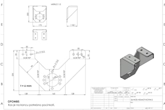 3d and 2d drawings for manufacturing and printing