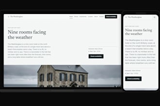 design and build a fast astro or next js business website