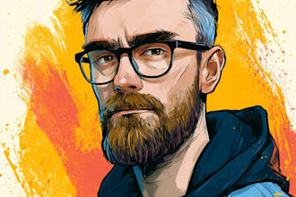 make digital hand drawn illustrations
