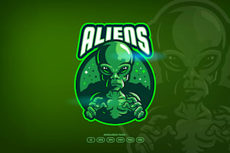 create a custom alien logo for your business