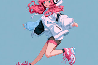 special cartoon mascot character illustration for you