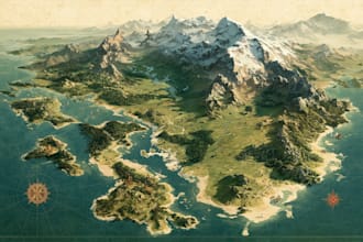 create custom fantasy maps for you
