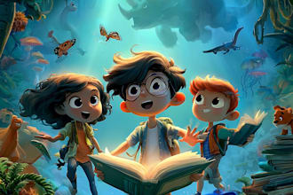 design children book cover, picture book cover