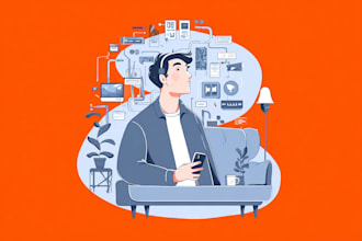 creation of vector graphics and illustrations