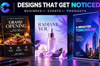 design professional flyers posters and promotional banners