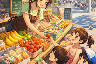 illustrate children story book illustration children story
