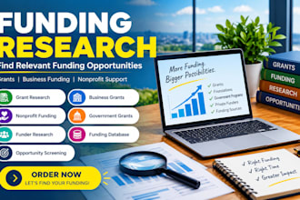 do funding research and find business grant opportunities