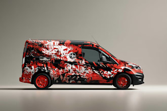 do unique car wrap, van wrap design