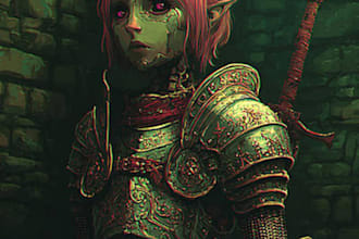 fantasy horror and fantasy horror character