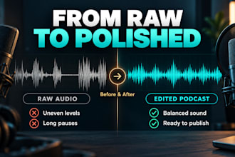 professionally edit your podcast episode
