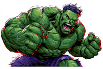 comic book illustration with comic book illustrator