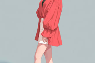 do a anime character