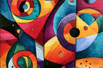 paint professional abstract art