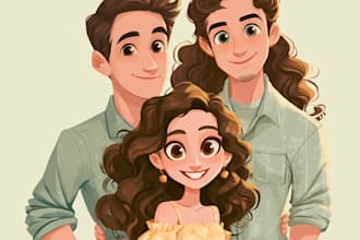 do disney cartoon portrait