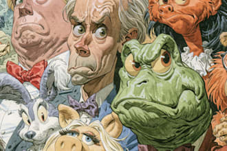 draw a clever and powerful political cartoon