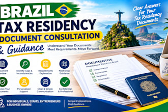 provide brazil tax residency document consultation and guidance