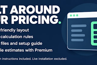 build a custom pricing calculator for your website